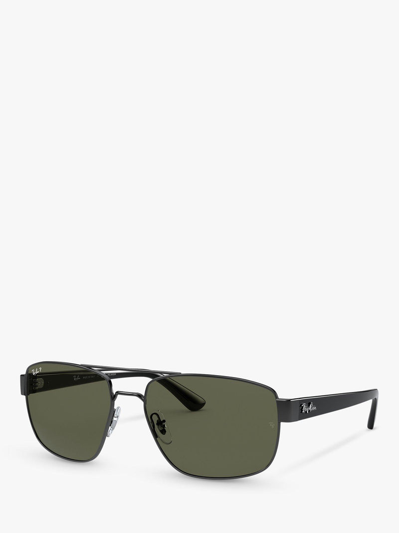 Ray-Ban rectangular polarised sunglasses RB3663 (British brand)