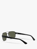 Ray-Ban rectangular polarised sunglasses RB3663 (British brand)
