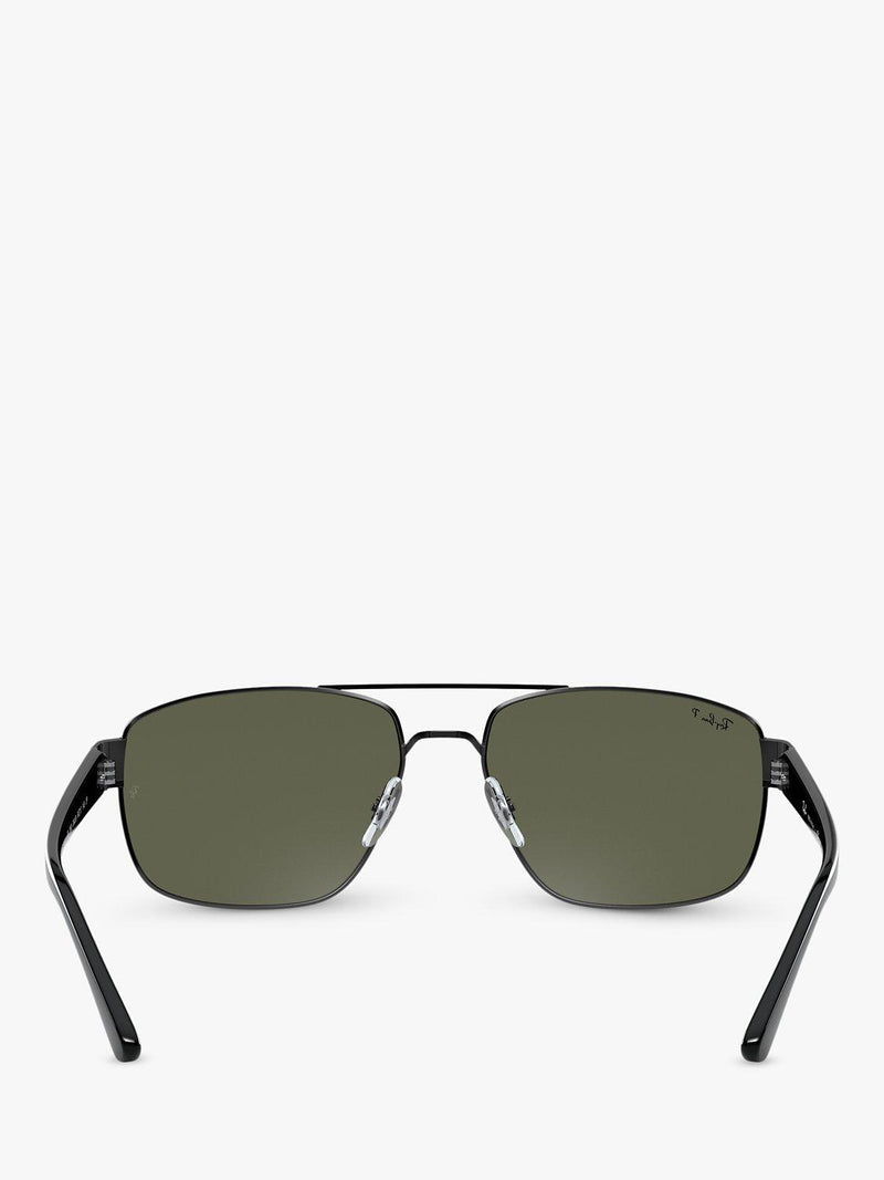 Ray-Ban rectangular polarised sunglasses RB3663 (British brand)