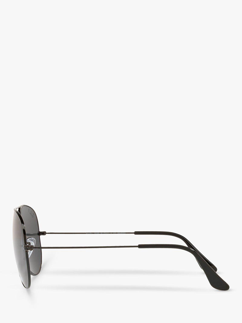 Ray-Ban aviator sunglasses polarised black grey 58mm, imported from the UK