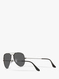 Ray-Ban aviator sunglasses polarised black grey 58mm, imported from the UK