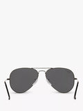 Ray-Ban aviator sunglasses polarised black grey 58mm, imported from the UK
