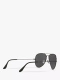 Ray-Ban aviator sunglasses polarised black grey 58mm, imported from the UK
