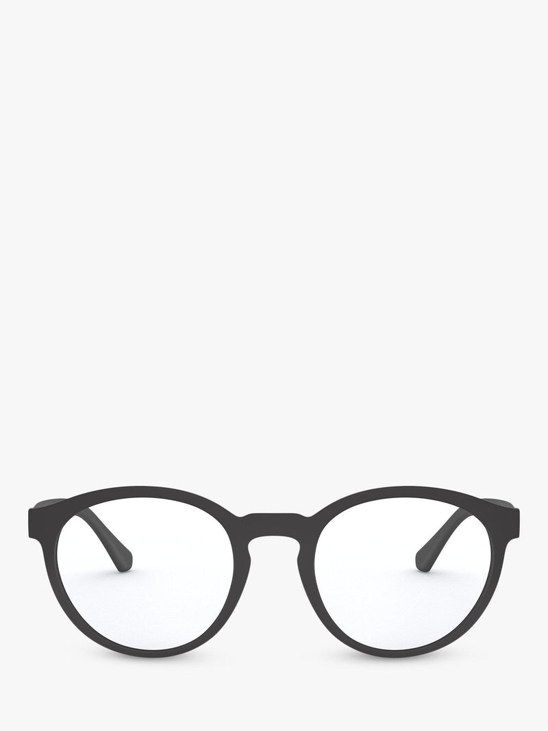 Emporio Armani oval sunglasses black frame 52mm, imported from the UK