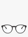 Emporio Armani oval sunglasses black frame 52mm, imported from the UK