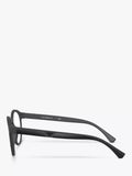 Emporio Armani oval sunglasses black frame 52mm, imported from the UK