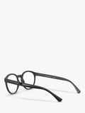 Emporio Armani oval sunglasses black frame 52mm, imported from the UK