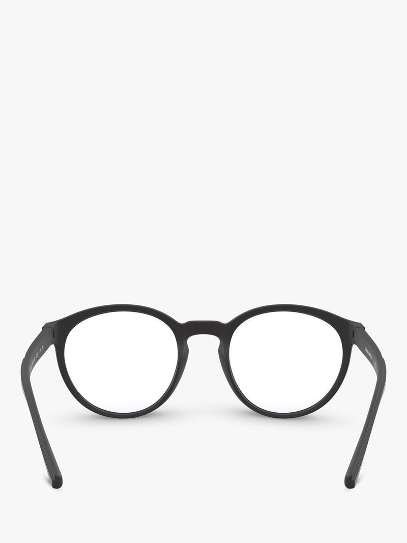 Emporio Armani oval sunglasses black frame 52mm, imported from the UK