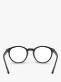 Emporio Armani oval sunglasses black frame 52mm, imported from the UK