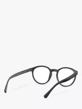 Emporio Armani oval sunglasses black frame 52mm, imported from the UK