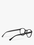 Emporio Armani oval sunglasses black frame 52mm, imported from the UK