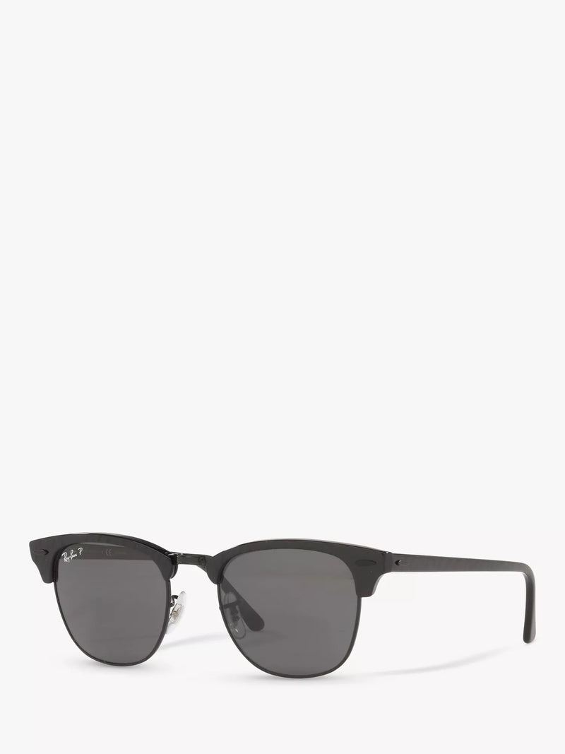 Ray-Ban Clubmaster polarised sunglasses black grey - British product