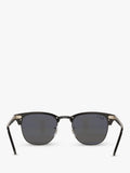 Ray-Ban Clubmaster polarised sunglasses black grey - British product