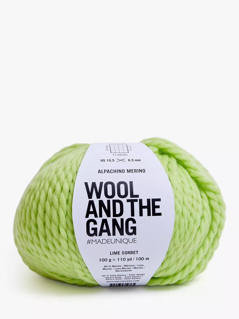 Wool And The Gang Alpachino Merino Chunky Yarn, 100g