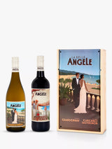 John Lewis La Belle Angèle Chardonnay and Cabernet Sauvignon White and Red Wine Duo 2x 75cl- Buy online at McGrocer