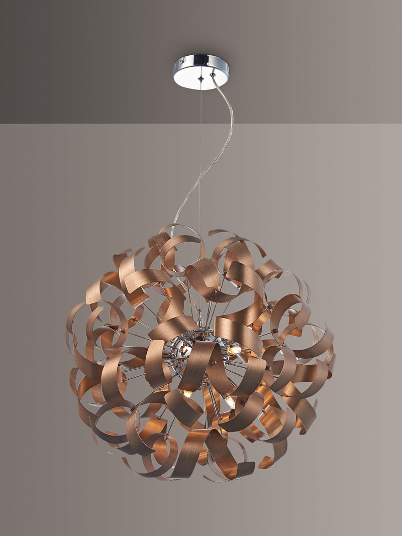 Där Rawley ribbon ceiling light - British product