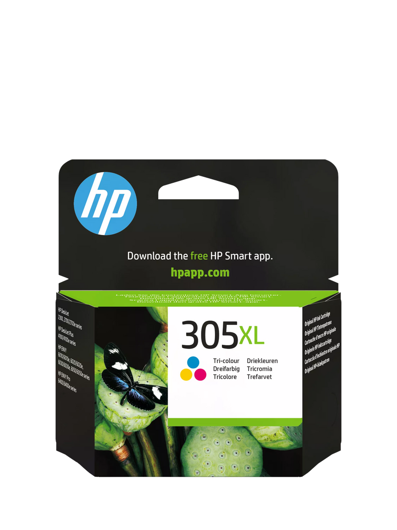HP 305XL Tri-Colour ink cartridge, UK version