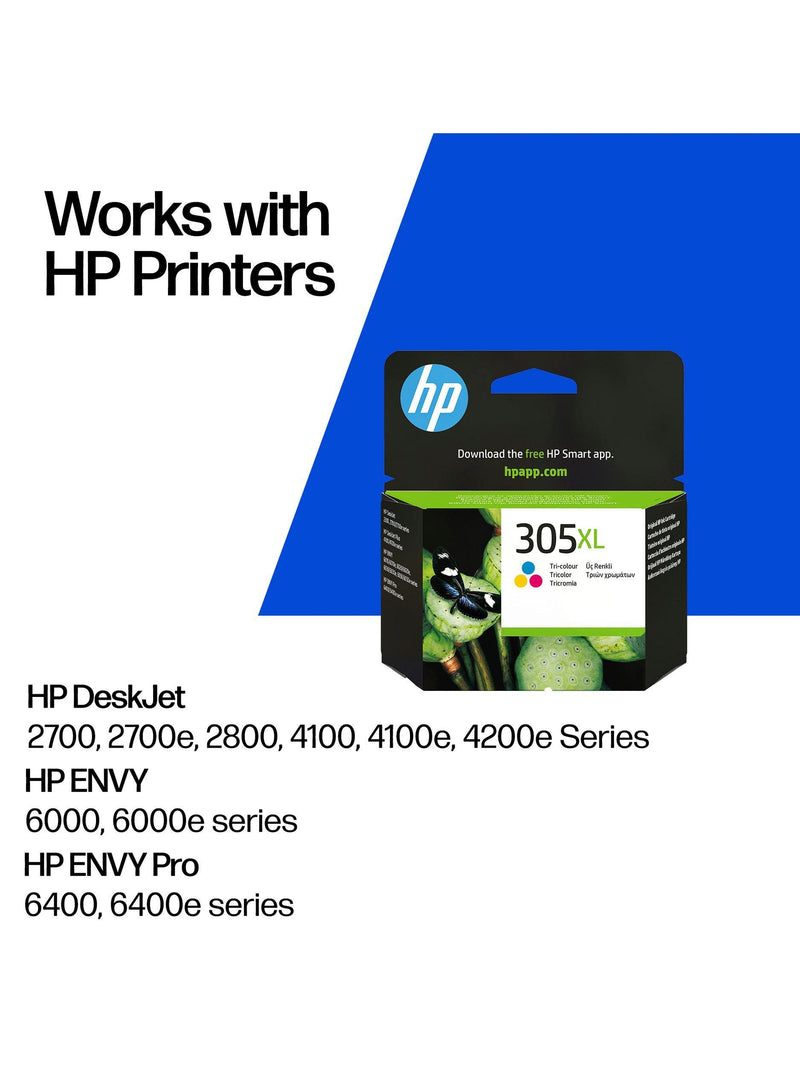 HP 305XL Tri-Colour ink cartridge, UK version