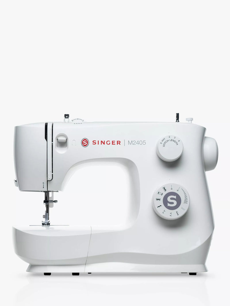 Singer M2405 white sewing machine - British product