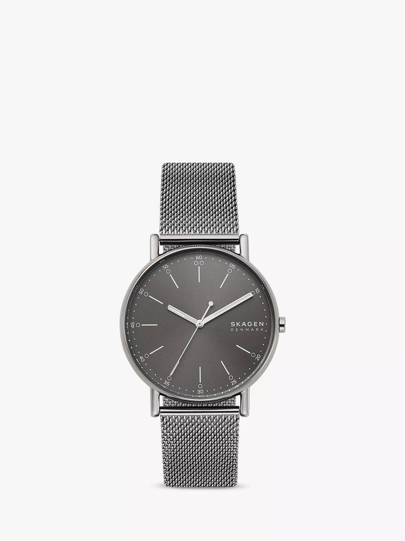 Skagen Men's Signatur watch with mesh bracelet, imported from the UK