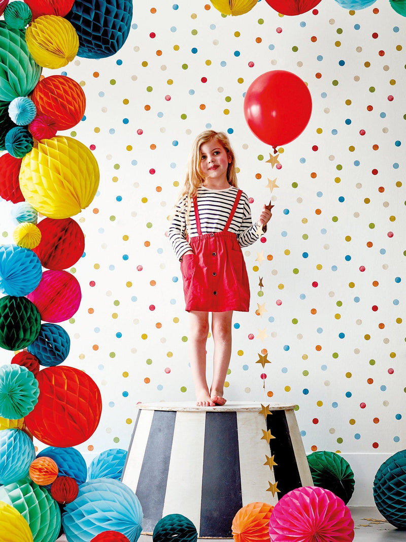 Harlequin Bon Bon spot-patterned wallpaper, UK version