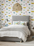 Harlequin Garden Friends insect wallpaper, UK version