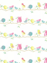 John Lewis Woodland Owl and Companions Wallpaper- Buy online at McGrocer