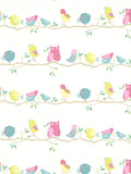 Harlequin woodland owl design wallpaper, UK version