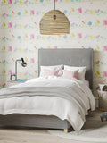 Harlequin woodland owl design wallpaper, UK version