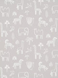 Harlequin funky jungle wallpaper with African animals, UK version