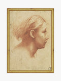 Brookpace Lascelles framed print Raphael drawing 26x18cm, imported from the UK