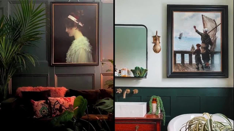 Brookpace Lascelles framed print Raphael drawing 26x18cm, imported from the UK