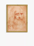 Brookpace Lascelles framed print Portrait of a Man 26x19cm, imported from the UK