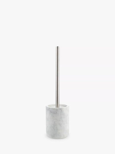 John Lewis John Lewis White Marble Toilet Brush- Buy online at McGrocer