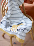 John Lewis Safari Friends cotton baby blanket, UK version