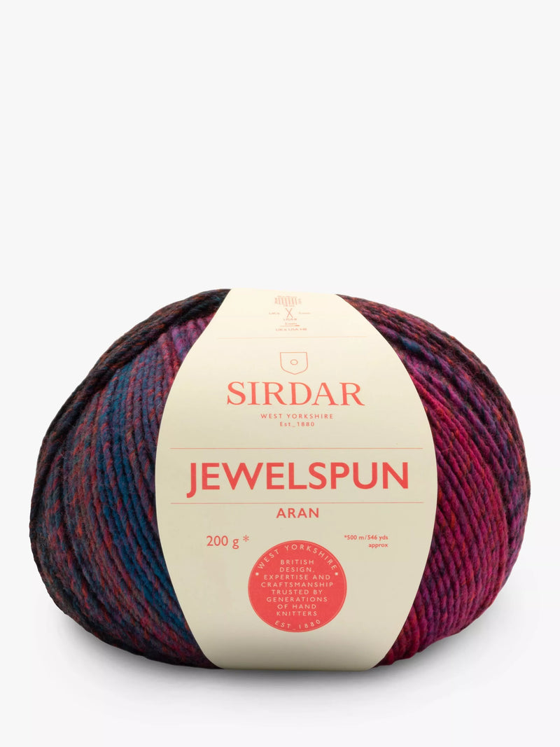 Sirdar Jewelspun Aran Knitting and Crochet Yarn 200g