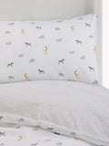 John Lewis Safari Ditsy Print Cotton Duvet Cover and Pillowcase Set 120 x 140cm