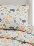 John Lewis safari print duvet cover and pillowcase set, UK version