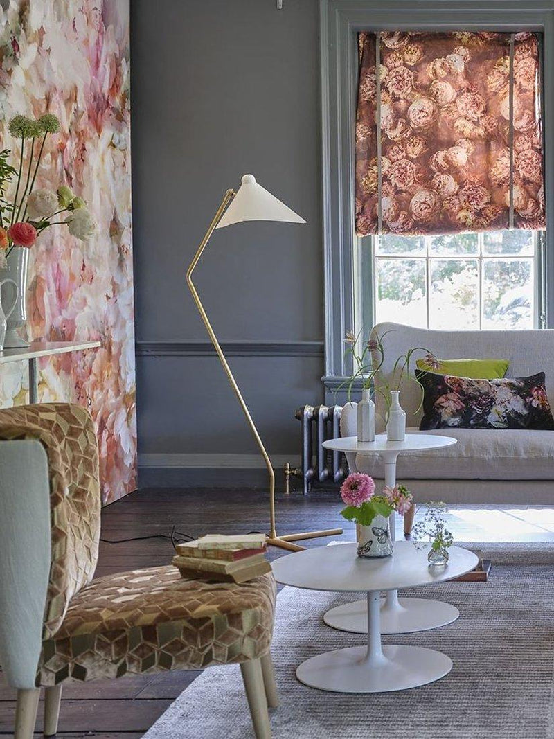 Designers Guild Vespertina fabric floral print cotton, imported from the UK