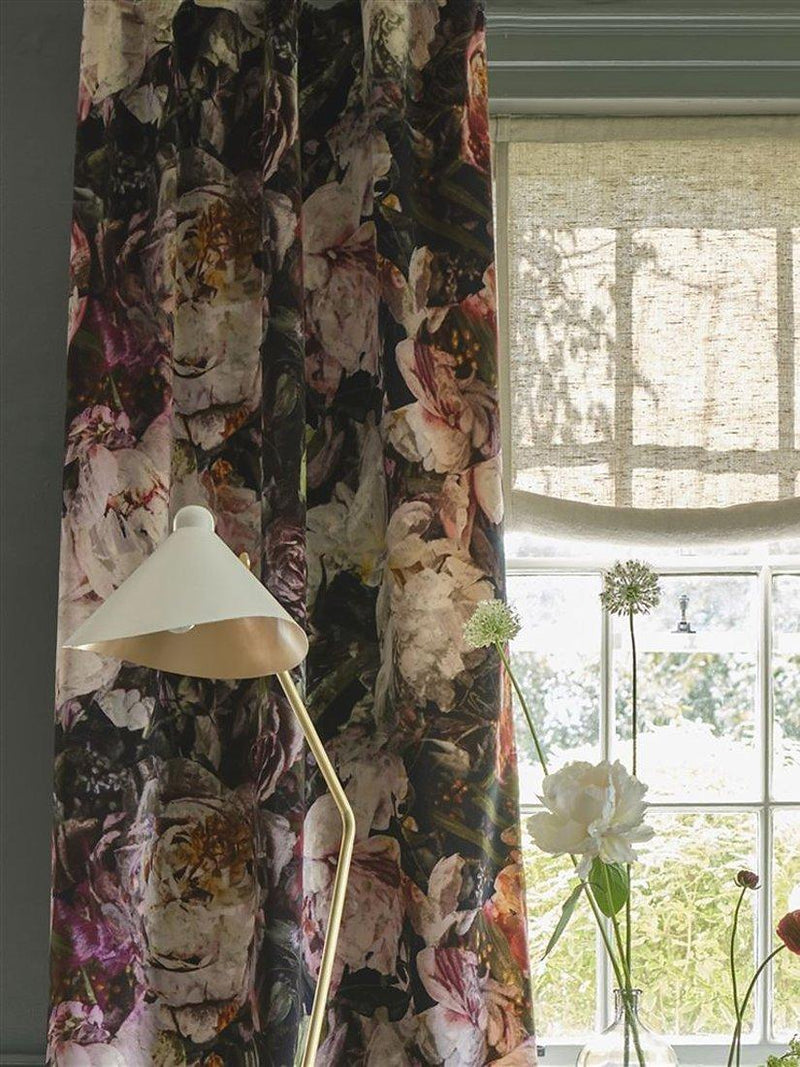 Designers Guild Fleur de Nuit furnishing fabric 135cm wide, imported from the UK