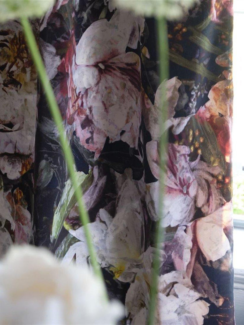 Designers Guild Fleur de Nuit furnishing fabric 135cm wide, imported from the UK