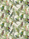Designers Guild furnishing fabric parrot and palm cotton, imported from the UK