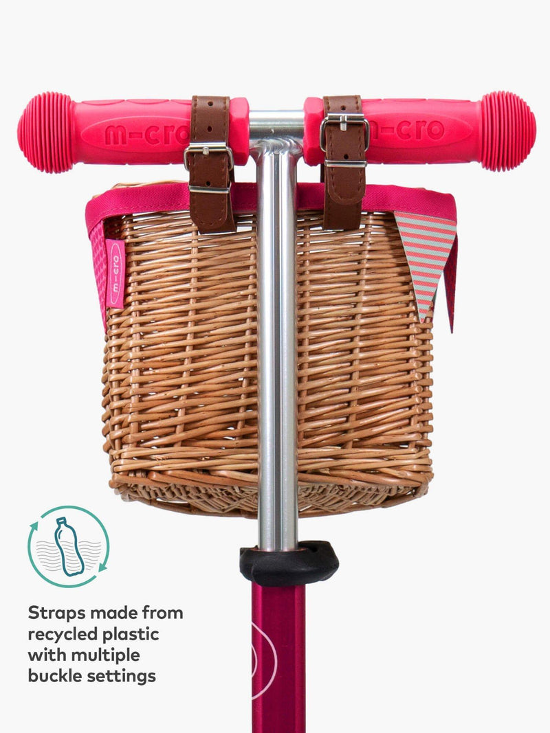 Micro Scooters ECO wicker basket scooter accessory - British product