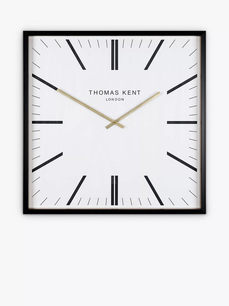 Thomas Kent Garrick square wall clock 40cm, imported from the UK