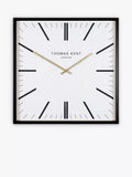 Thomas Kent Garrick square wall clock 40cm, imported from the UK