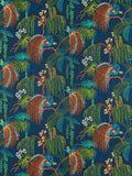Sanderson Rainforest embroidered furnishing fabric, UK version