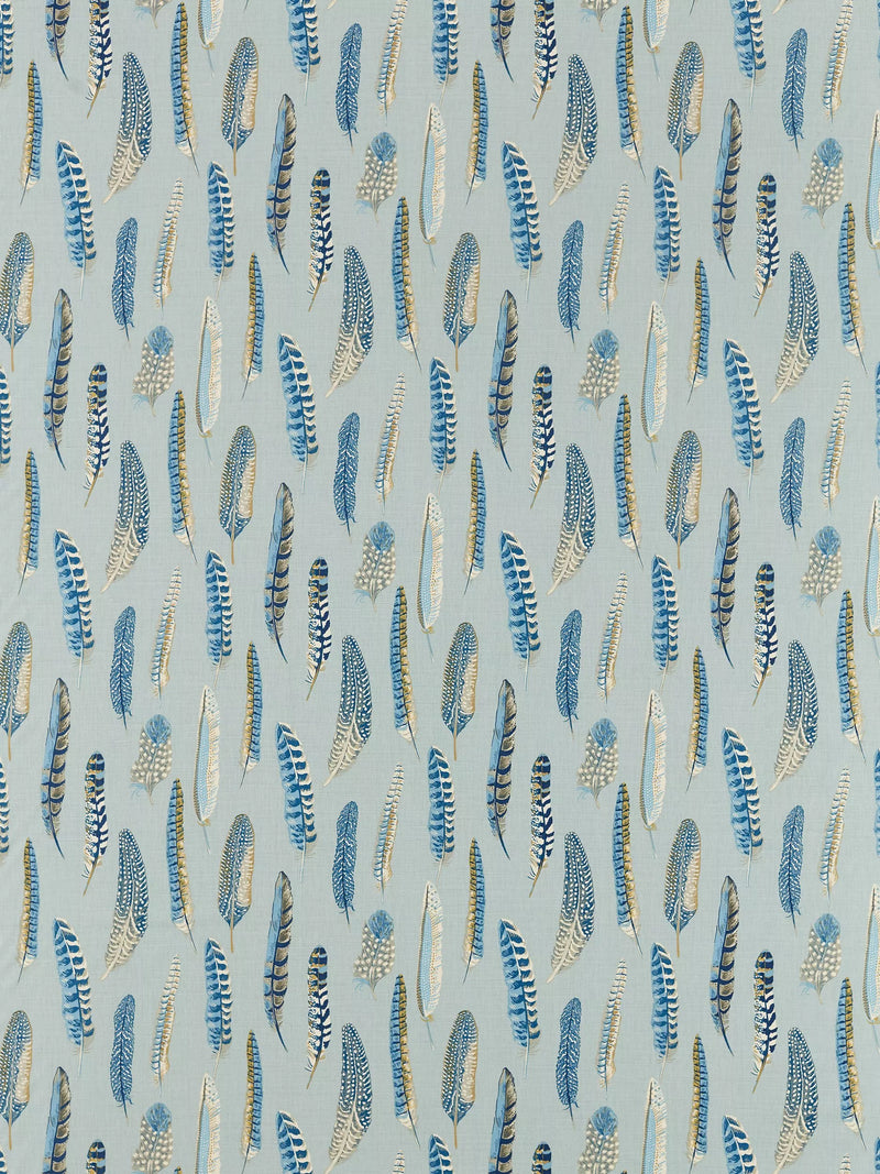 Sanderson Lismore furnishing fabric partridge feather pattern, UK version