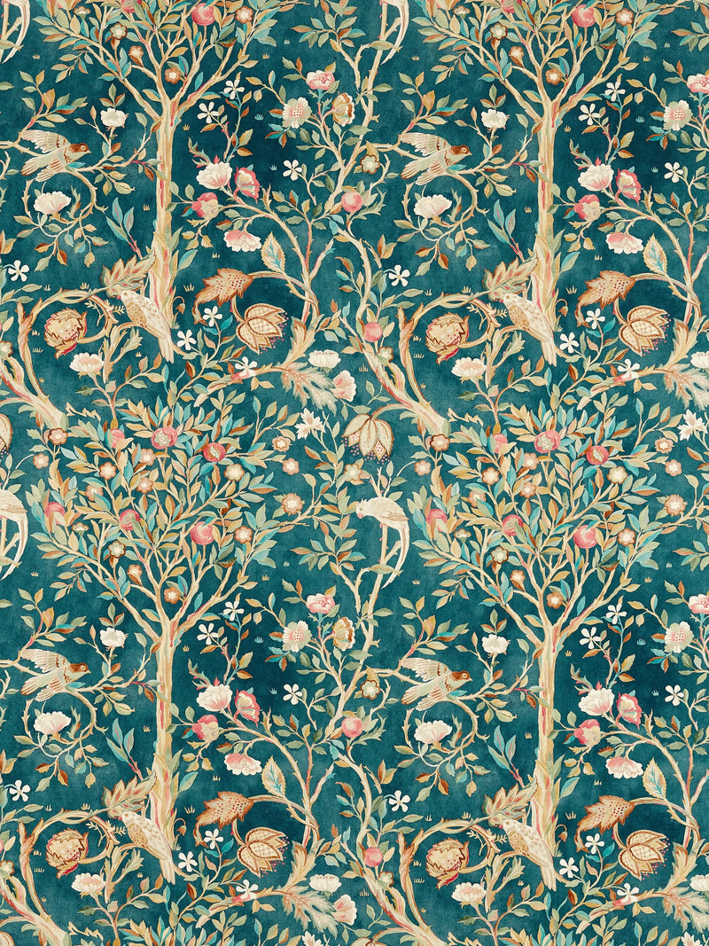 Morris & Co Melsetter furnishing fabric, UK version