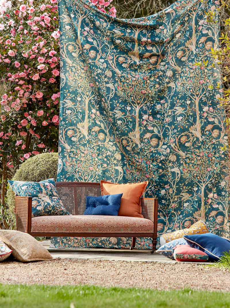Morris & Co Melsetter furnishing fabric, UK version