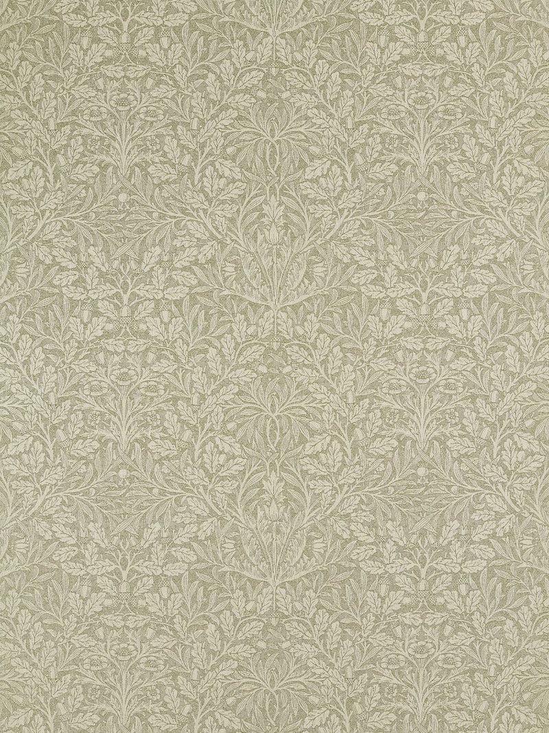 Morris & Co. Acorn Moss furnishing fabric, UK version